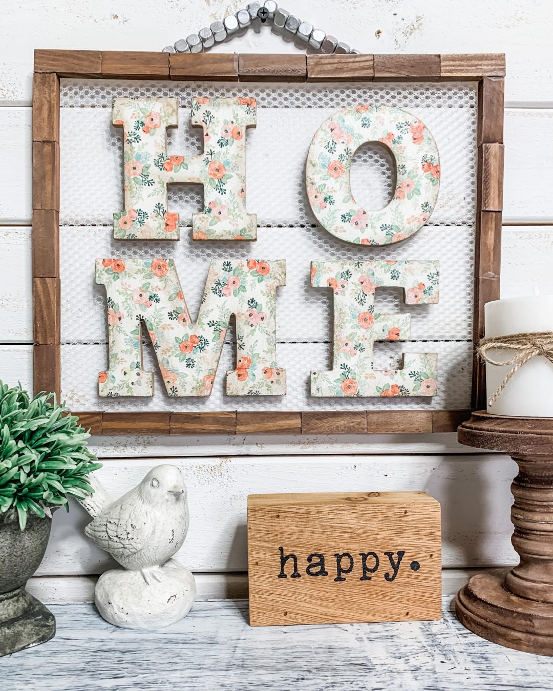 EASY Dollar Tree DIY Farmhouse Home Decor Craft