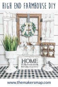 Dollar Tree DIY Farmhouse Wall Decor Window With Faux Shutters