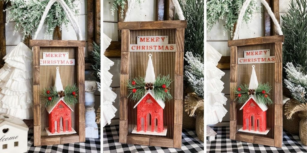 Easy DIY Dollar Tree Cutting Board Christmas Sign