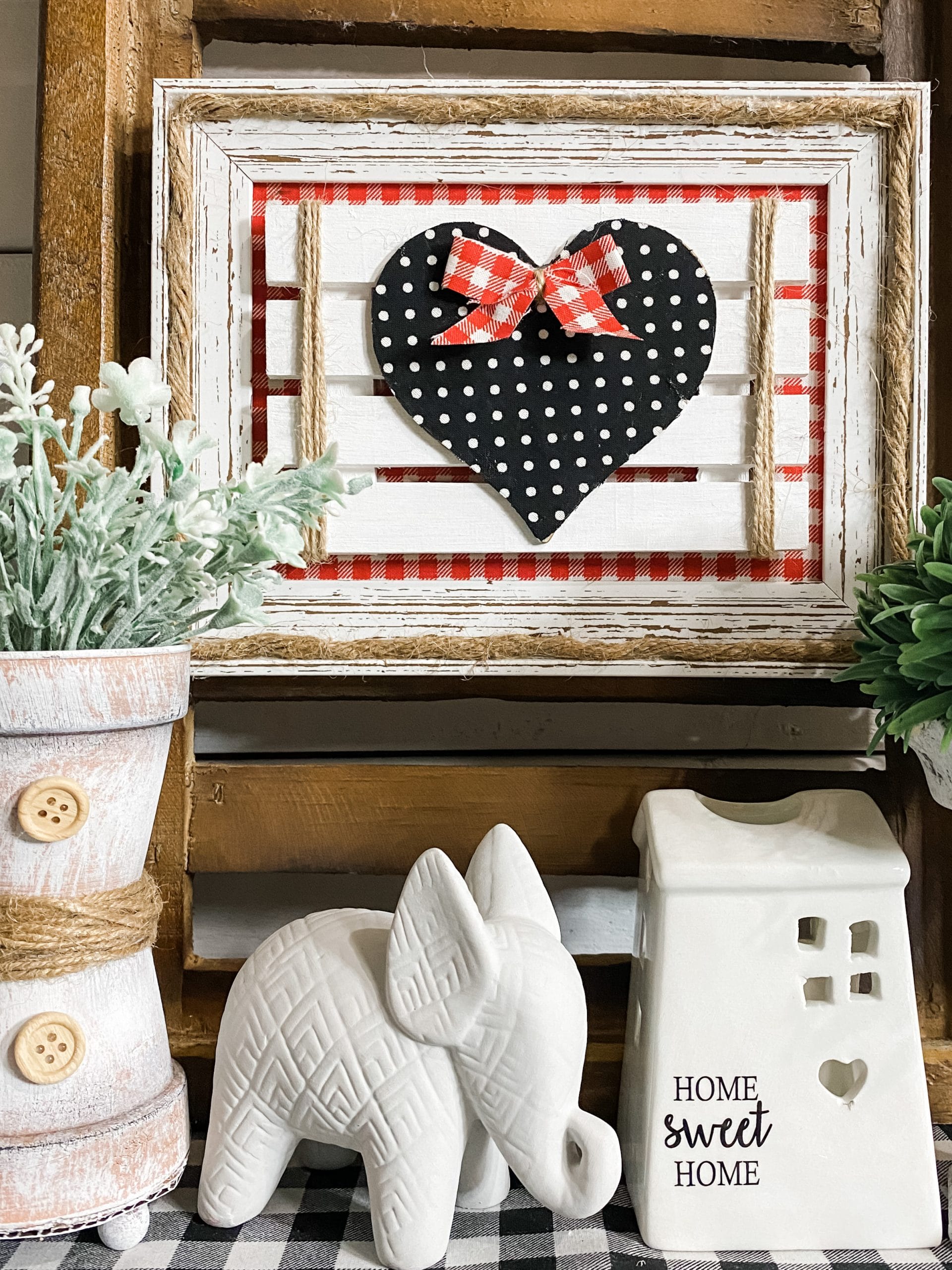 LOOK what I do with these Dollar Tree WOOD HEART Ornaments
