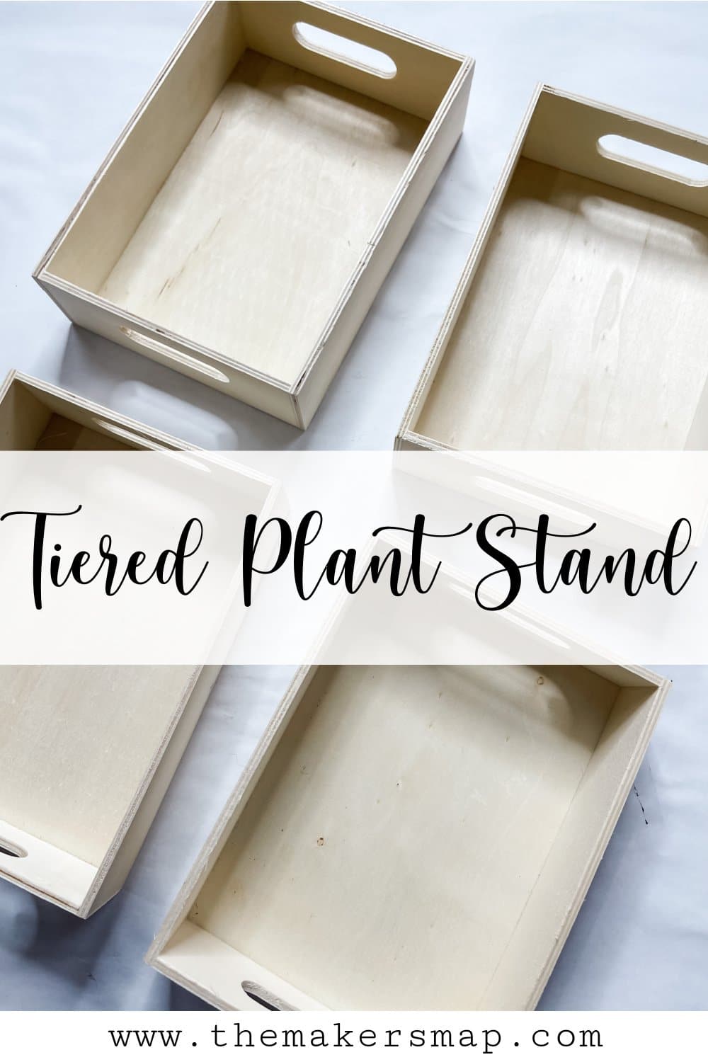 How to make a tiered plant stand or organizer