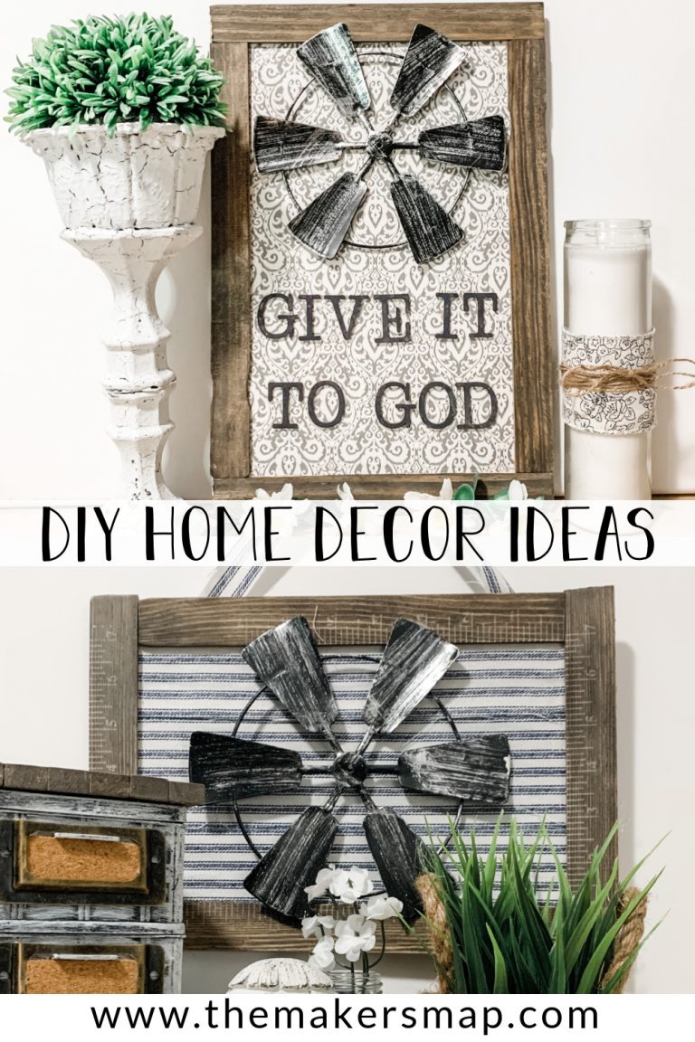 Dollar Tree Windmill DIY Home Decor Ideas - DIY Tutorial and Supply List