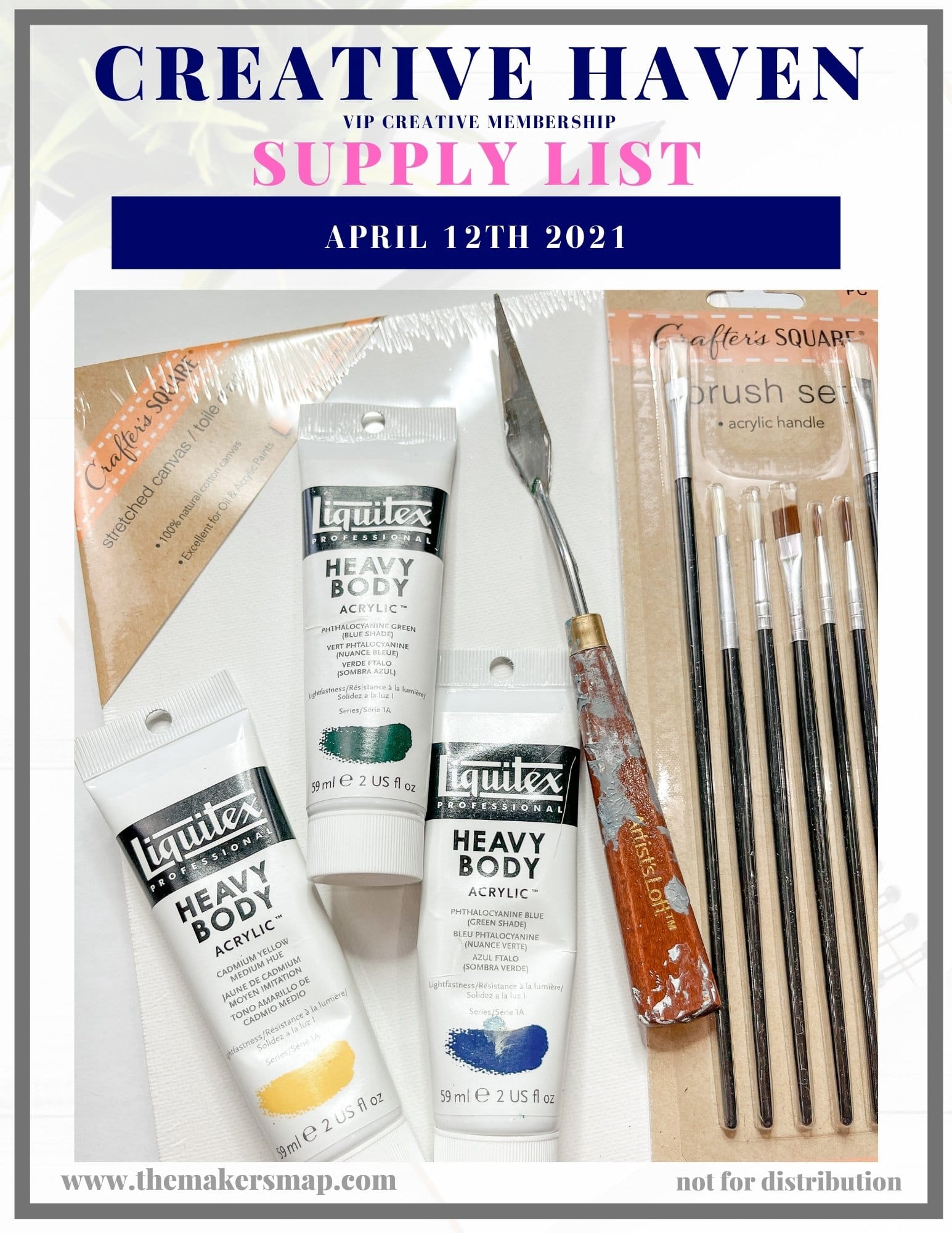 Crafter's Collection Acrylic Paint - 12 Piece Set, Hobby Lobby