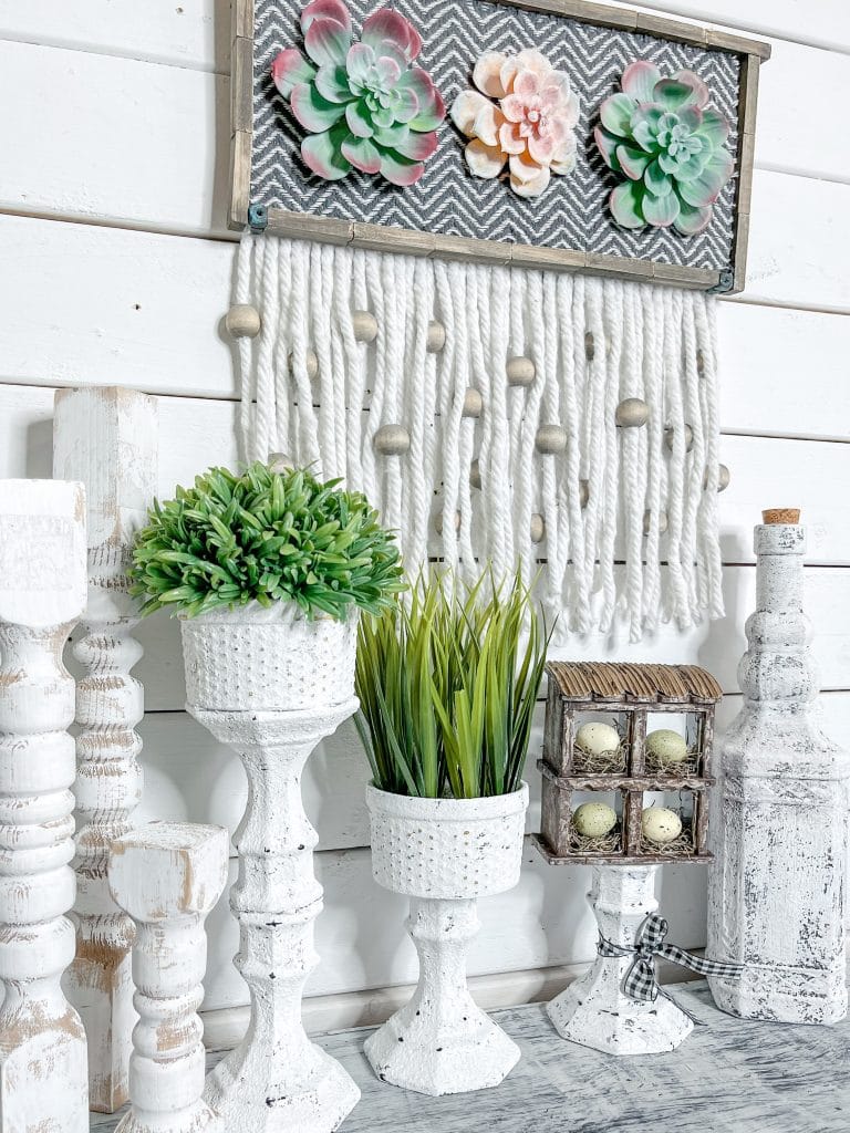 Dollar Tree Candle Holder DIY Plant Stands - Easy DIY Decor Tutorial