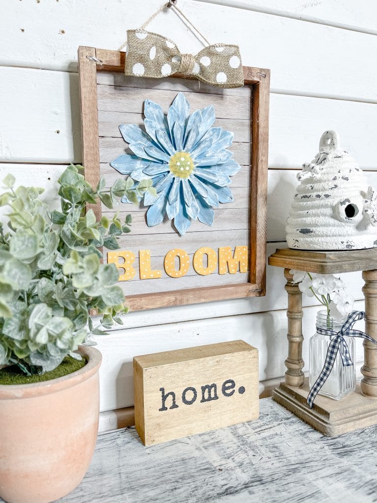 Easy Reverse Canvas DIY Decor for Summer or Spring