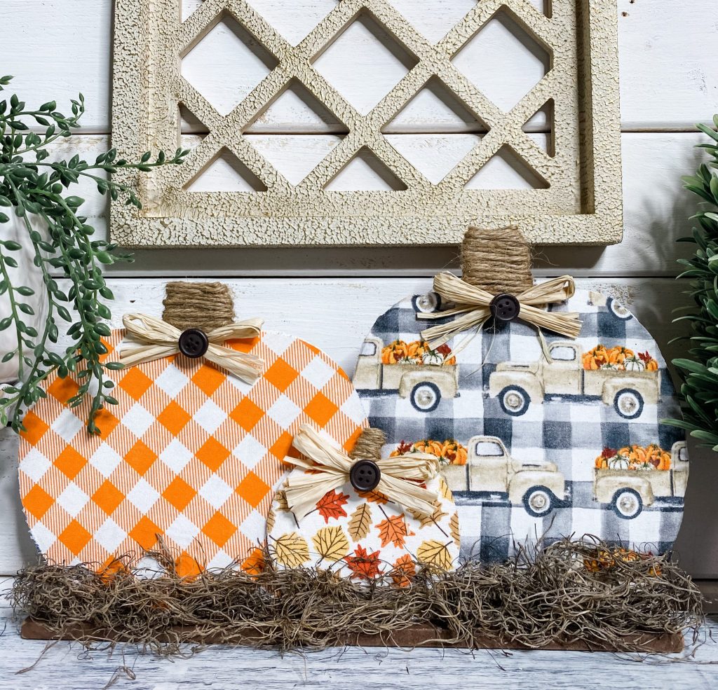 Buffalo Check Pumpkin Decor for Fall: Easy Fall Decor Idea for the Home