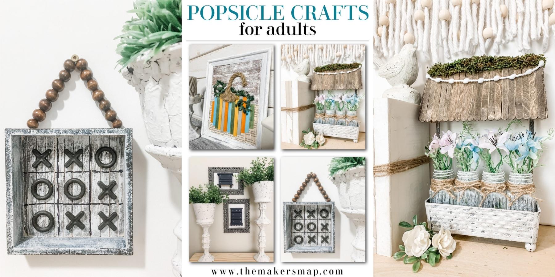 20 Incredible Popsicle Stick Crafts for Adults