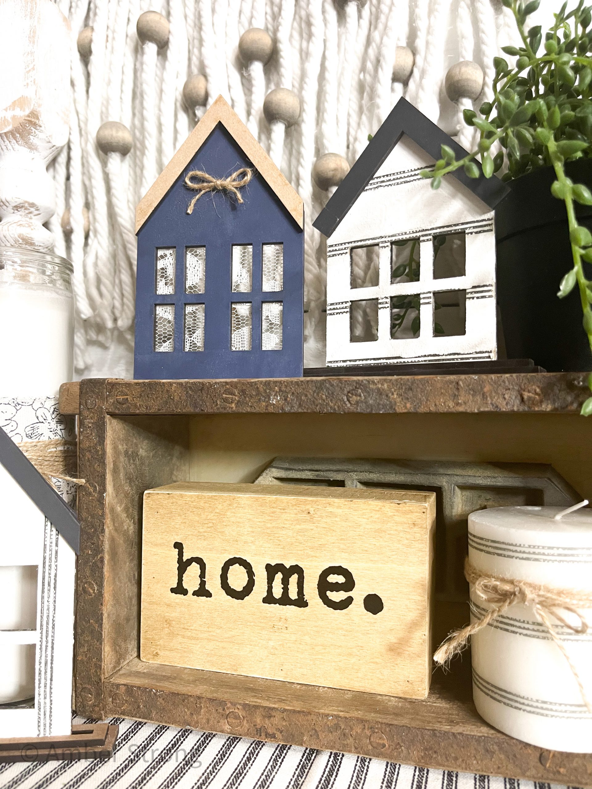 DIY Decorative Houses Craft Kit - Easy DIY Idea