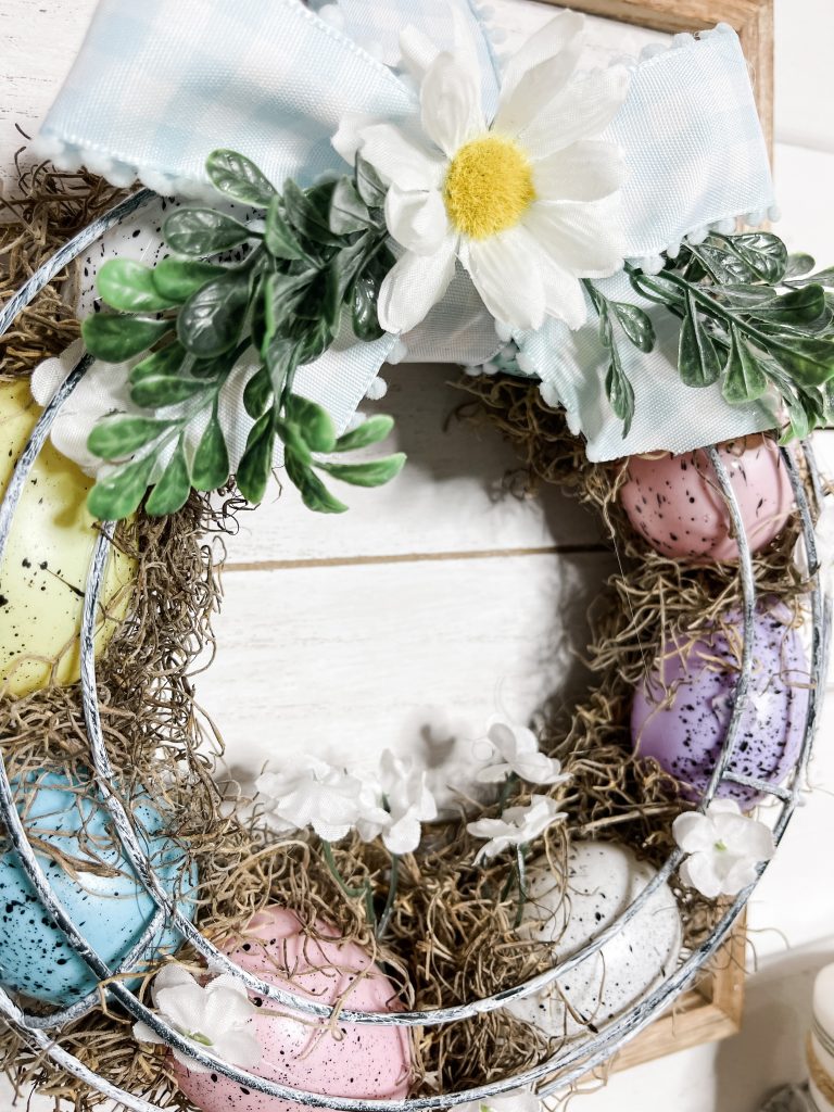 Farmhouse Speckled Egg Wreath - Easy DIY Tutorial