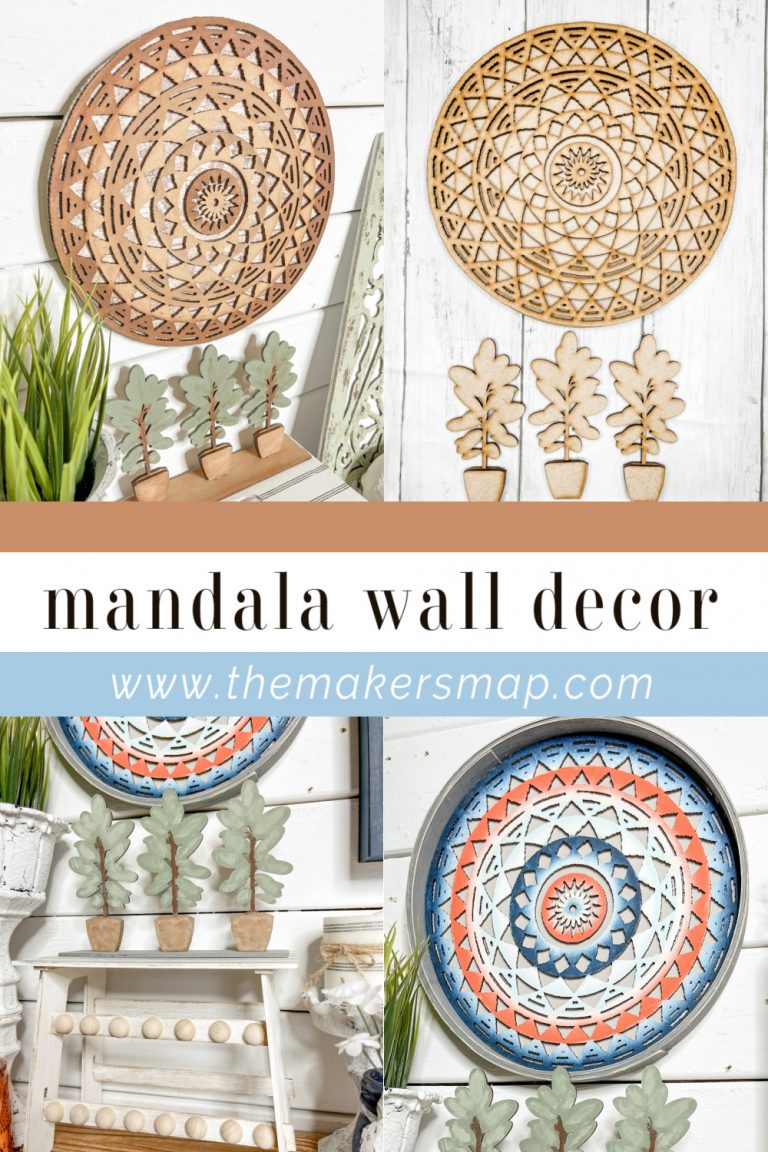 Mandala Wall Art Home Decor - Easy DIY Tutorial