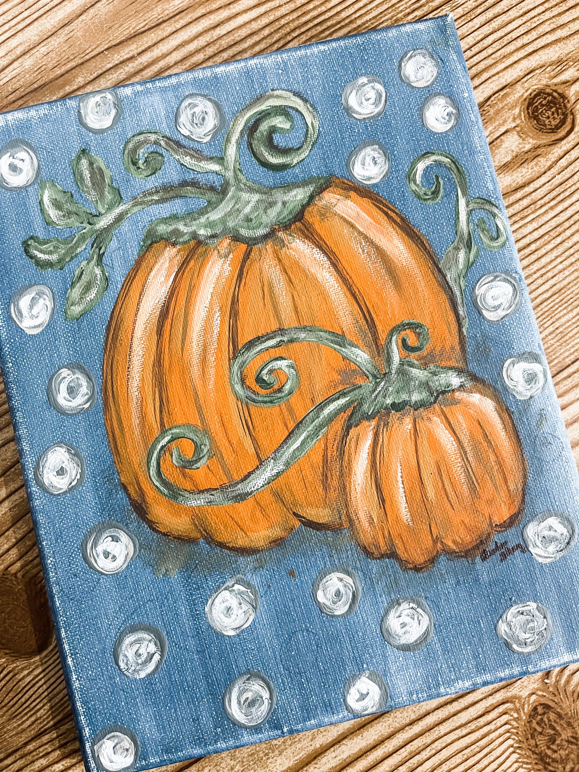 Easy Fall Dollar Tree Canvas Painting A Creative Haven Project   IMG 4473 Scaled 