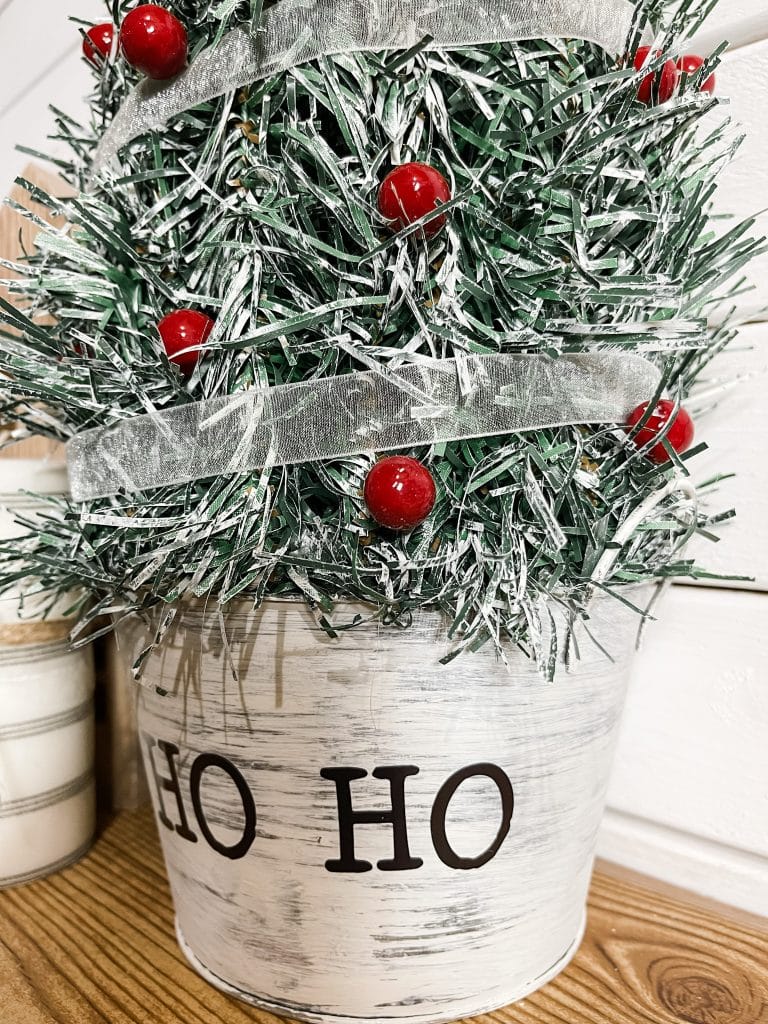 DIY Garland Christmas Tree