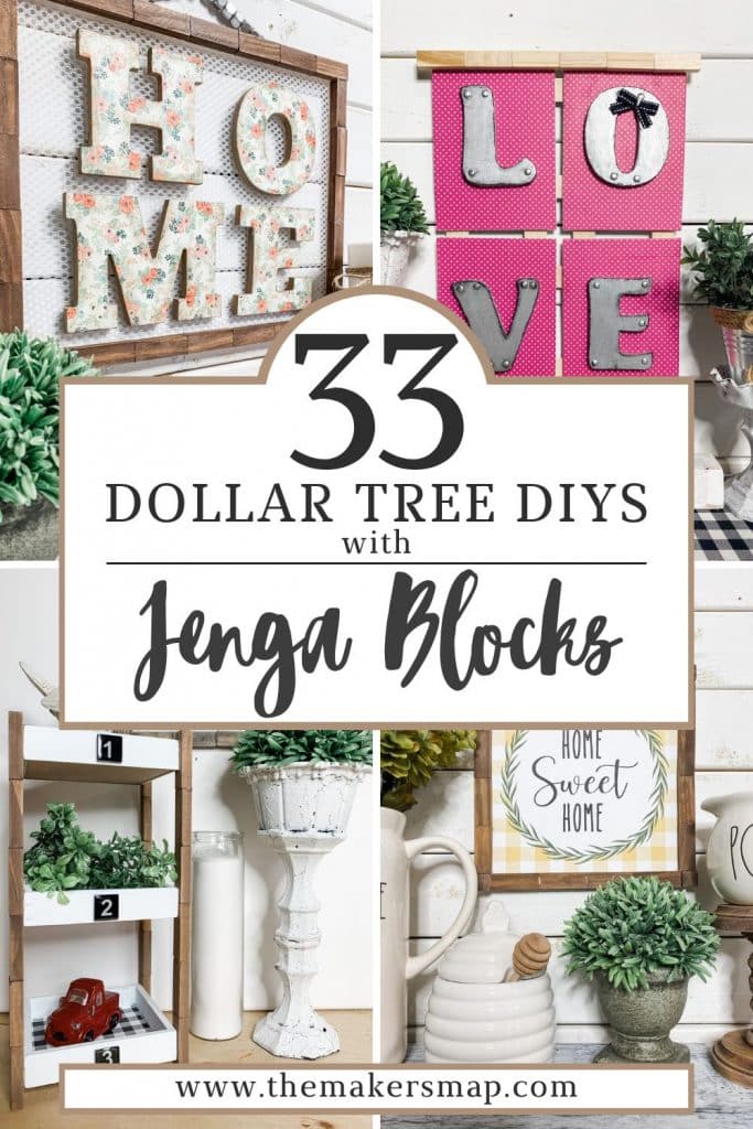 diy dollar tree jenga blocks