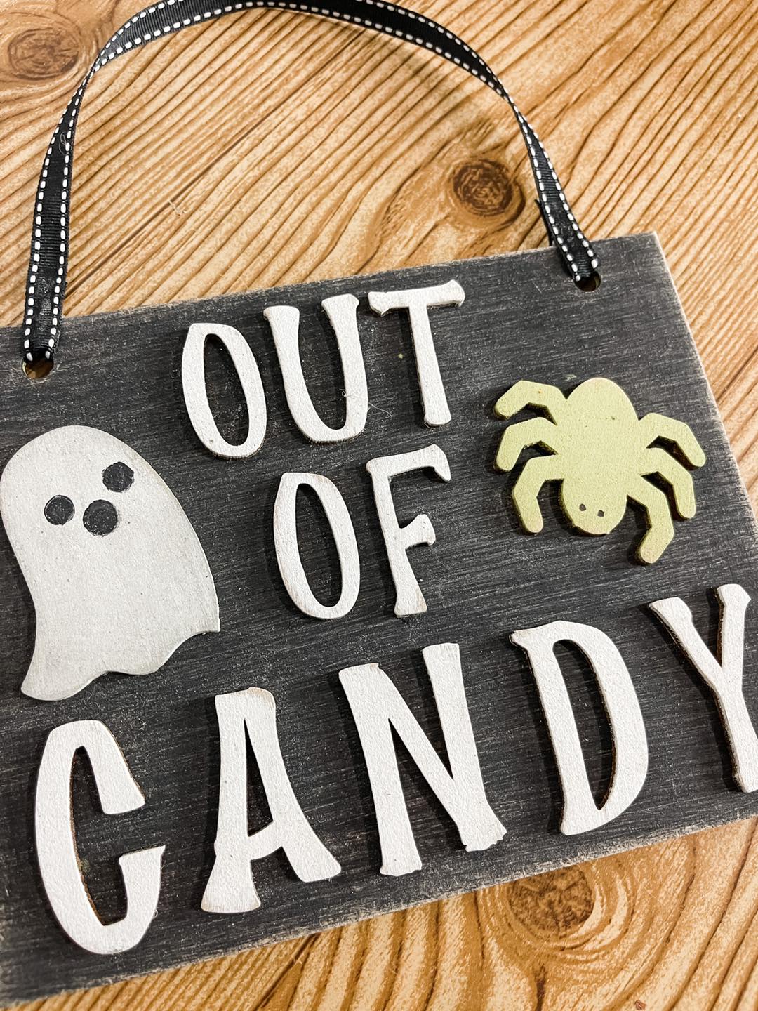 Reversible Trick or Treat Sign